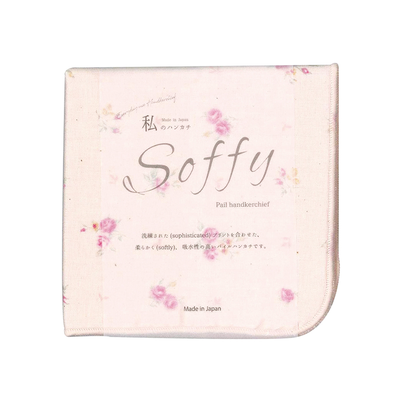 Soffy パイルハンカチ アンジュローズ